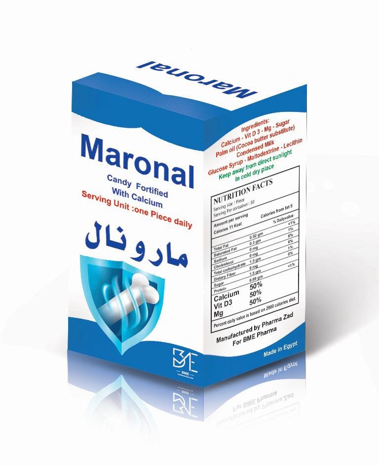 Maronal – Calcium, Magnesium & Vitamin D3 Supplement (30 Tablets)